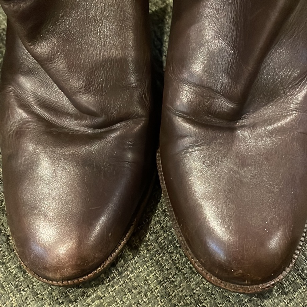 Burberry Dark Brown Knee-High Leather Boots (sz 39 1/2) - Picture 11 of 14
